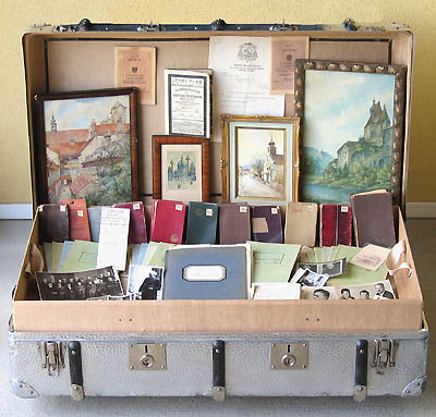 400x383 Original Adolf Hitler Watercolor Paintings - Hitler Watercolor