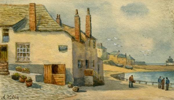 600x346 25 Rarely Seen Artworks Painted By Adolf Hitler So Bad So Good - Hitler Watercolor