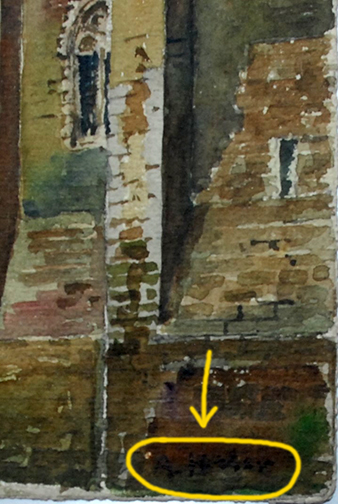 338x504 Rare Original Adolf Hitler Watercolor - Hitler Watercolor