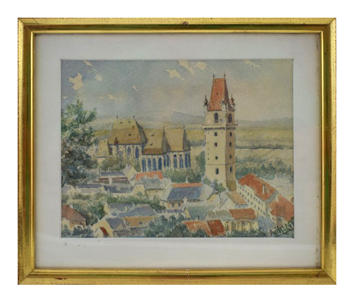 699x604 Antiquitaeten Baranyi To Auction 4 Hitler Watercolors Nov. 26 - Hitler Watercolor