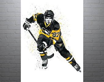 340x270 Hockey Watercolor Etsy - Hockey Watercolor