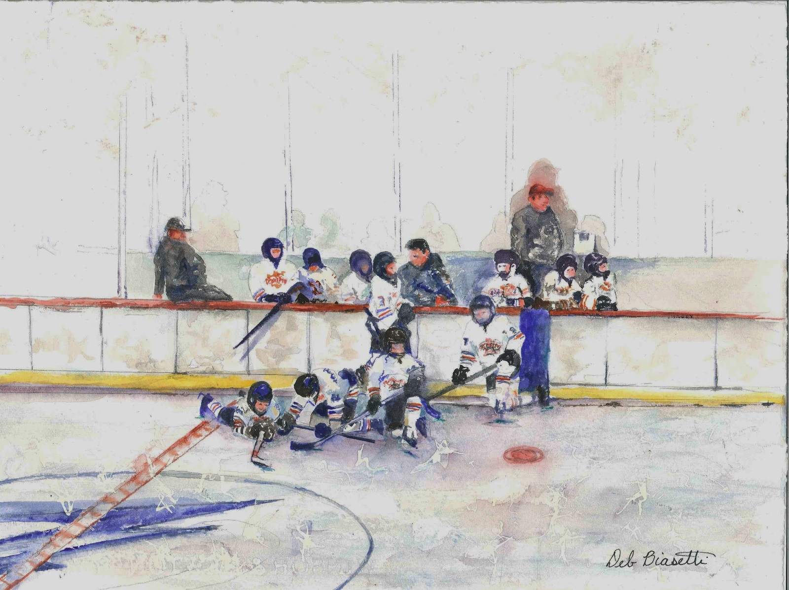 1600x1198 Local Artists Score Spot - Hockey Watercolor