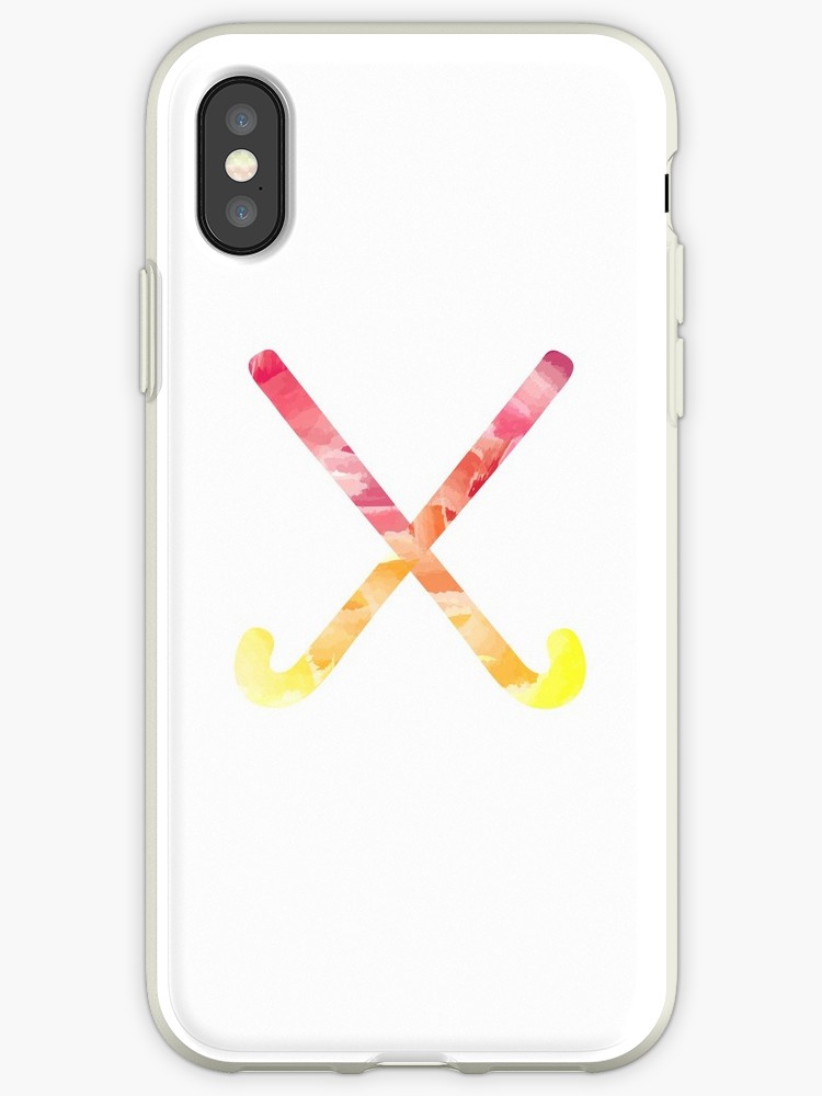 750x1000 Field Hockey Watercolor 3 Iphone Cases Amp Covers By Michaela - Hockey Watercolor