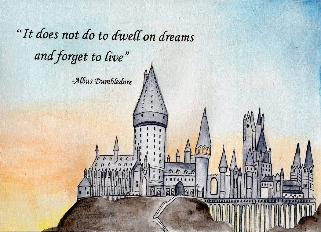 1051x760 Hogwarts Castle (Watercolor Painting) By Julesrizz - Hogwarts Watercolor