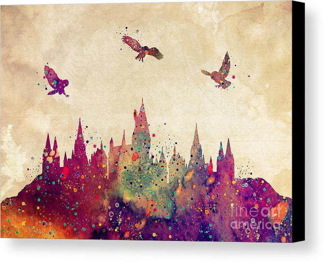 661x535 Hogwarts Castle Watercolor Art Print Canvas Print Canvas Art By - Hogwarts Watercolor