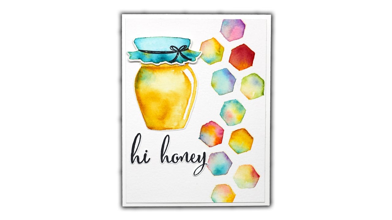 1280x720 Hi, Honey - Honey Watercolor