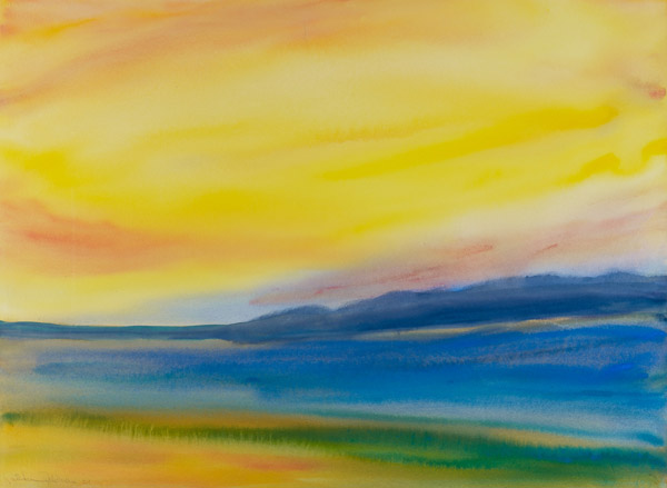 600x439 Gretchen Feldman - Horizon Watercolor