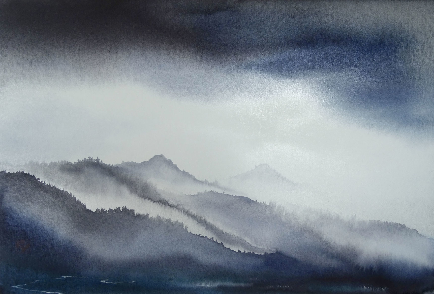 1750x1184 Kay Stratman Wins Watercolor Award Arts - Horizon Watercolor
