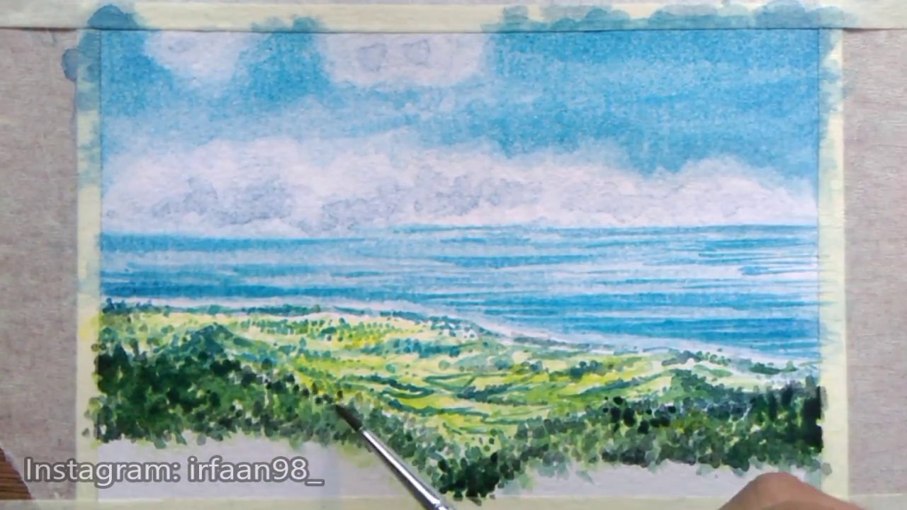 1280x720 New Horizon - Horizon Watercolor