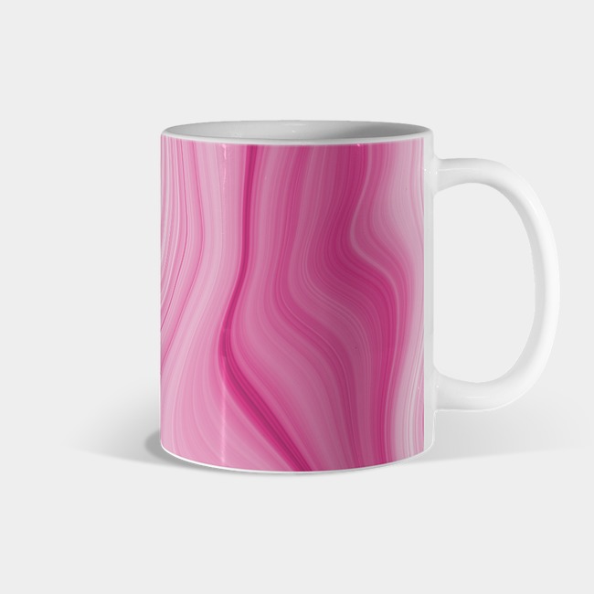 650x650 Hot Pink Watercolor Artwork Mug By Newburyboutique Design By Humans - Hot Pink Watercolor