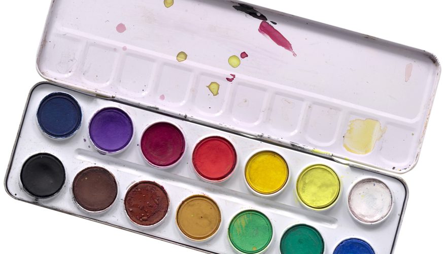 877x500 How To Make Hot Pink Using Watercolors Our Pastimes - Hot Pink Watercolor