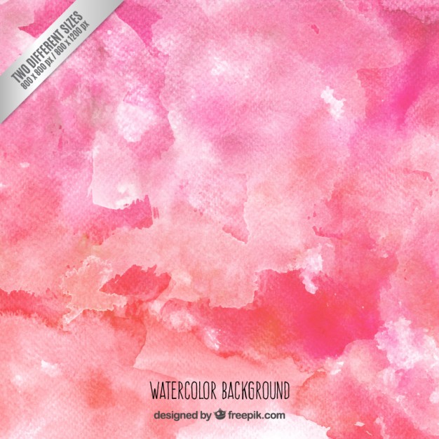 626x626 Pink Watercolor Background Vector Free Download - Hot Pink Watercolor
