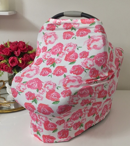 445x500 Privacy Pods - Hot Pink Watercolor