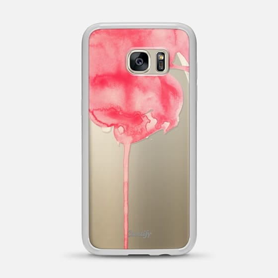 560x560 Trendy Hot Pink Watercolor Paint Brush Stroke Drip - Hot Pink Watercolor