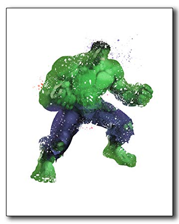 Hulk Watercolor