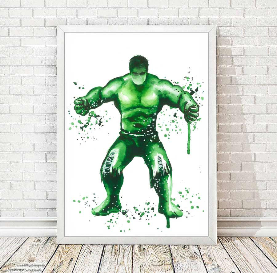 900x885 Hulk Print Superhero Avengers Poster Watercolor Nursery Art Etsy - Hulk Watercolor