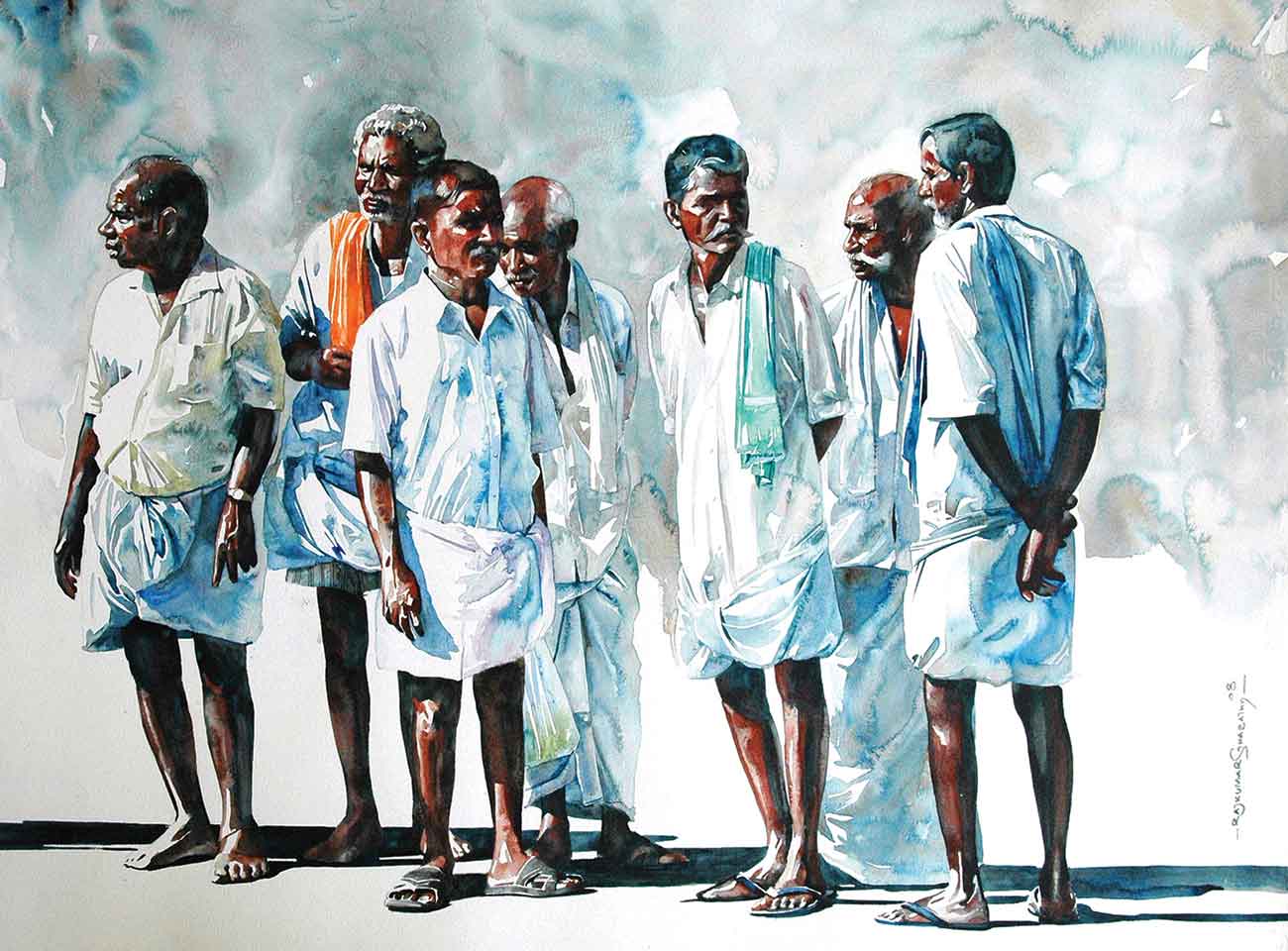 1300x960 Watercolour Captures Expressions Better Than A Photograph - Human Watercolor