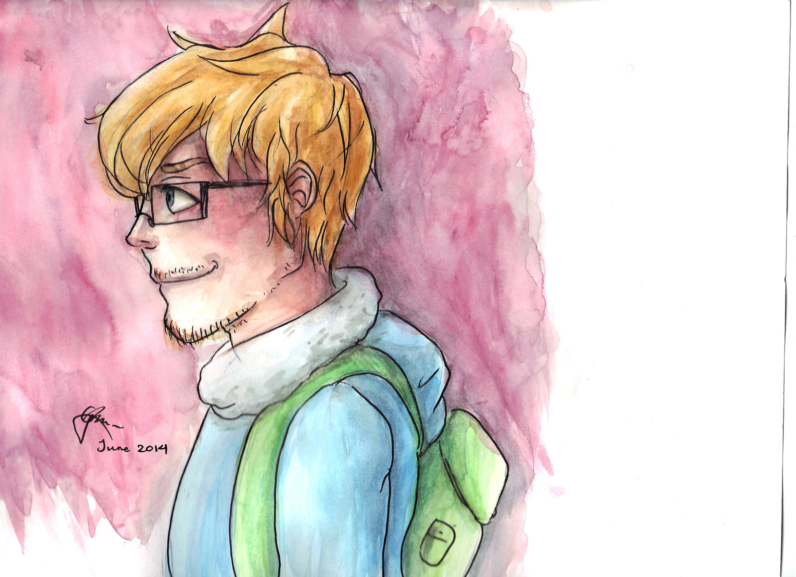 1600x1161 Finn The Realistic Human Watercolor By Creamchesebagel - Human Watercolor