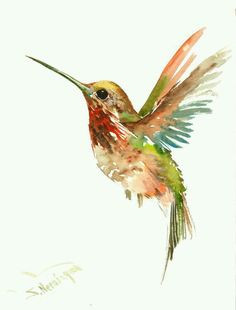 236x310 Hummingbird Wall Decor Fresh Humming Bird Art Watercolor Humming - Hummingbird Art Watercolor