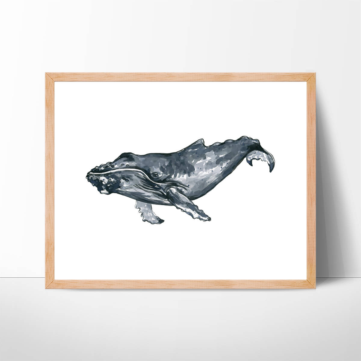 1200x1200 Humpback Whale 105 Print Humpback Whale Art Humpback Whale Art - Humpback Whale Watercolor