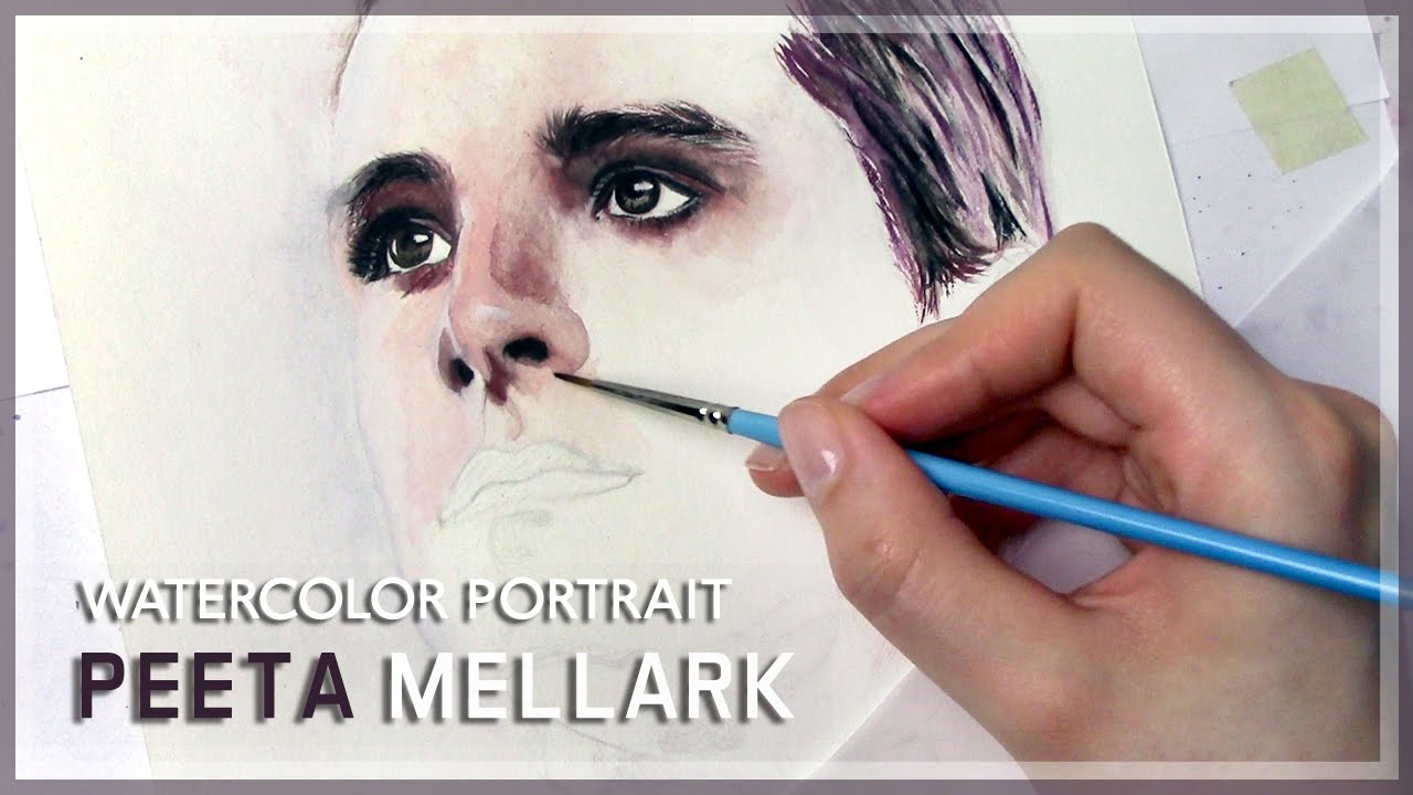 1280x720 Peeta Mellark - Hunger Games Watercolor
