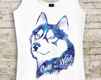 340x270 Husky Watercolor Etsy - Husky Watercolor