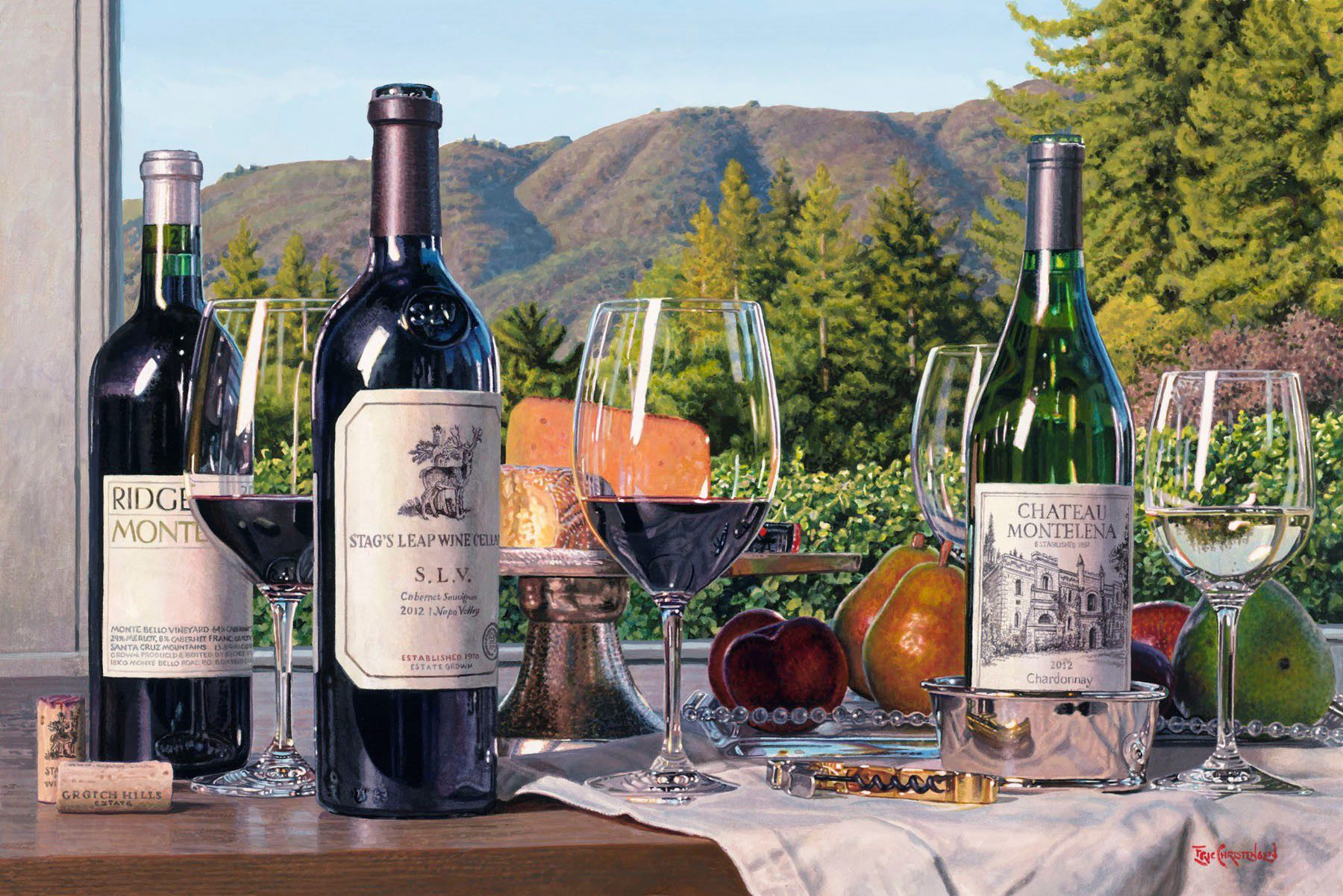 1800x1201 Hyper Realistic Watercolor Painting A New Wine Order Is A Hyper - Hyper Realistic Watercolor