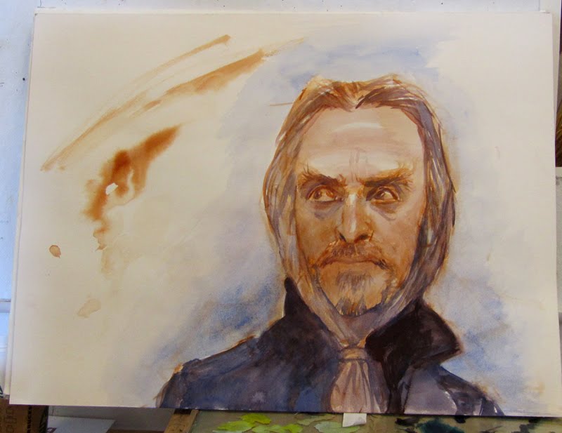 800x617 The Twirling Dragon Imc Report The Teachers - Iain Mccaig Watercolor