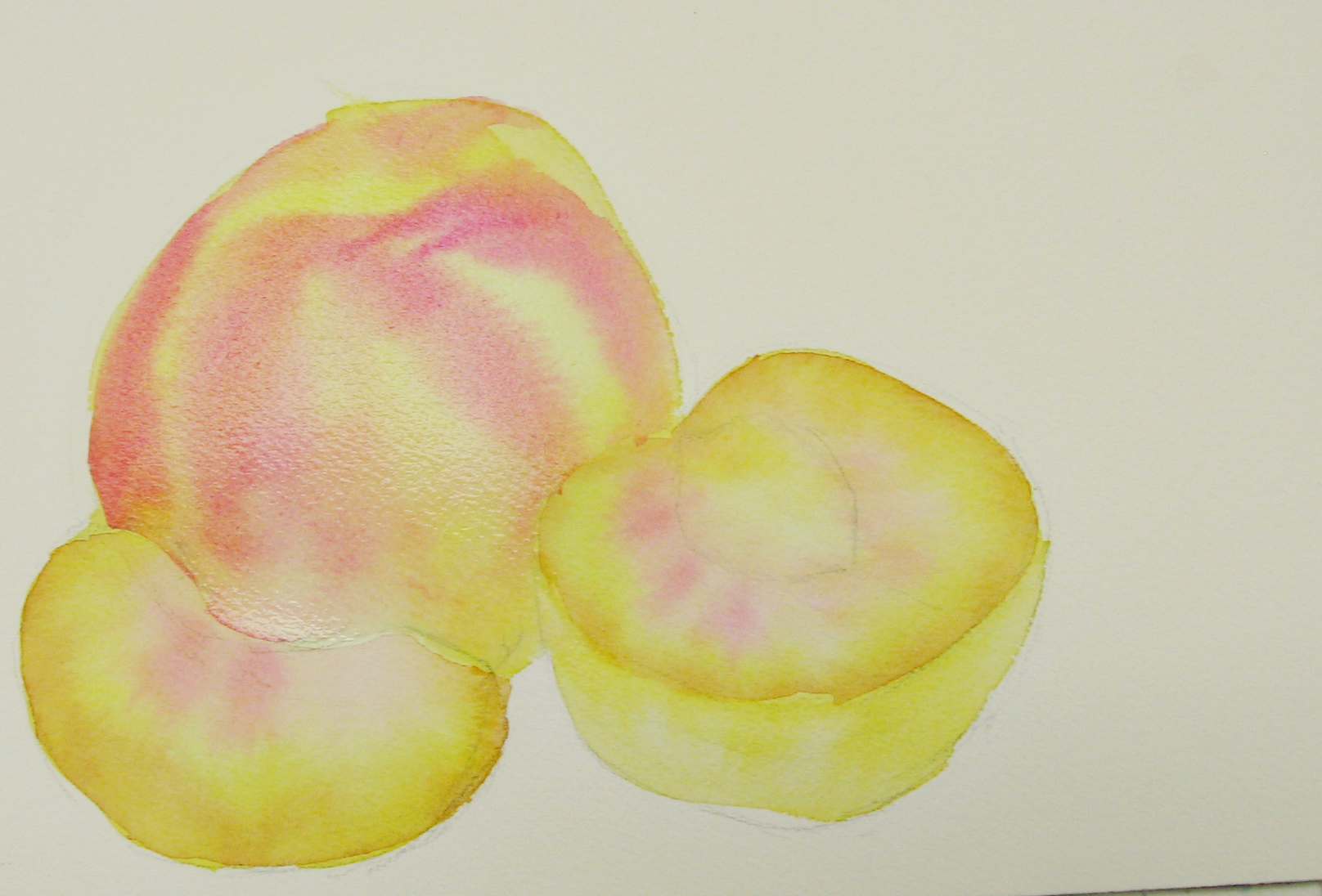 1616x1096 Painting Fruit In Watercolor Step By Step Peach Sweetbriar Sisters - Image To Watercolor