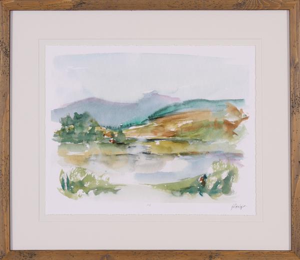 600x521 Impressionist Watercolor Ii Shadow Catchers Art - Impressionist Watercolor