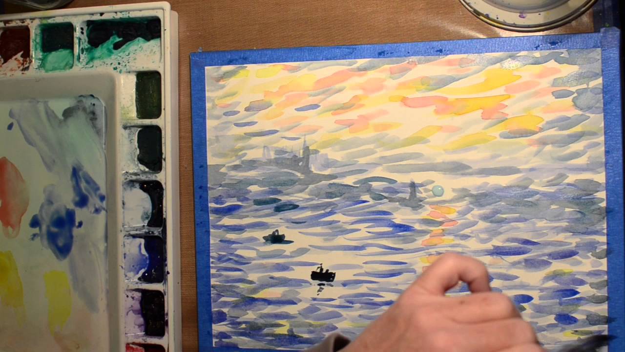 1280x720 Watercolor Techniques Impressionism - Impressionist Watercolor