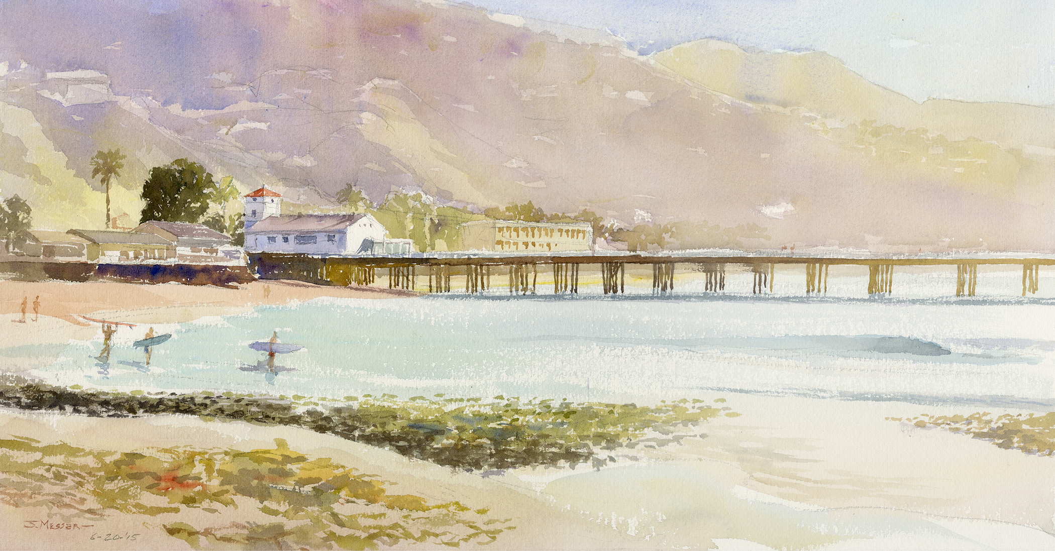 2100x1097 Jon Messer Artwork Urban Scenes And Landscapes In Watercolor - In Watercolor