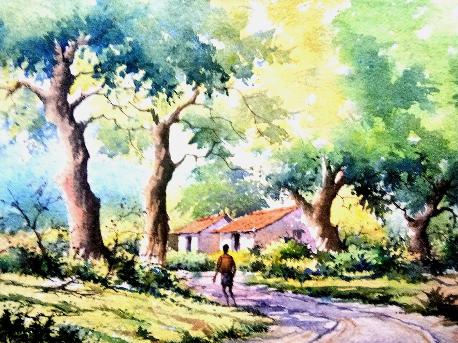 1600x1200 Indian Watercolor - Indian Watercolor