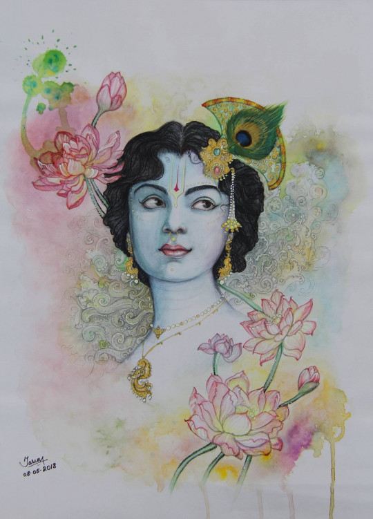 540x751 Paintings - Indian Watercolor