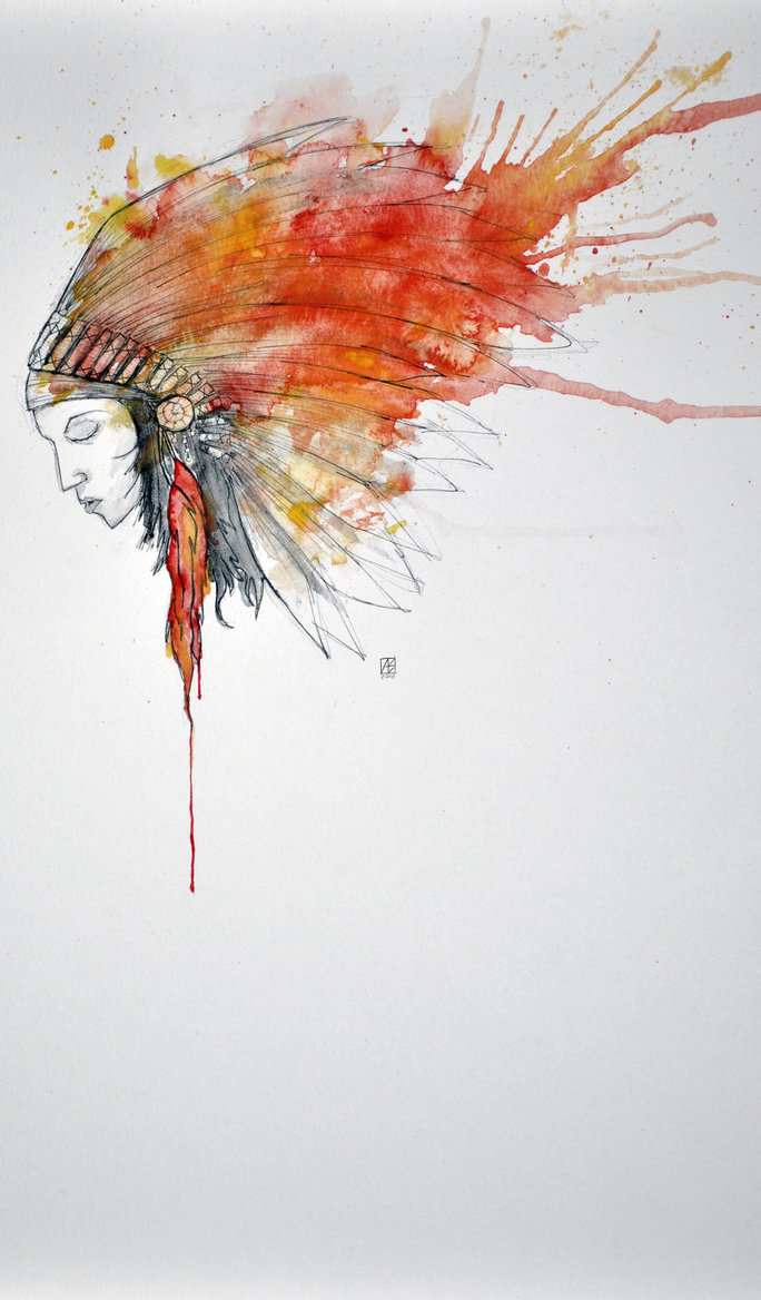 684x1168 Indian Girl Watercolor Painting By Thenewestredranger - Indian Watercolor