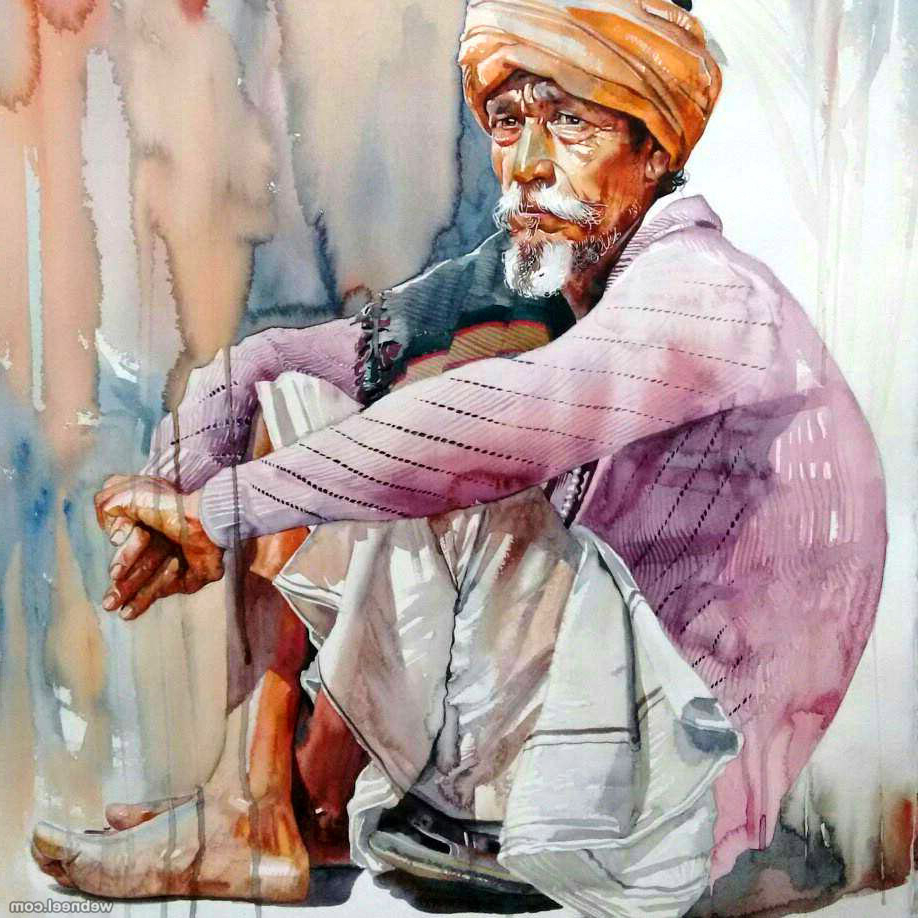 918x918 Indian Watercolor Painting Gallery - Indian Watercolor Painting