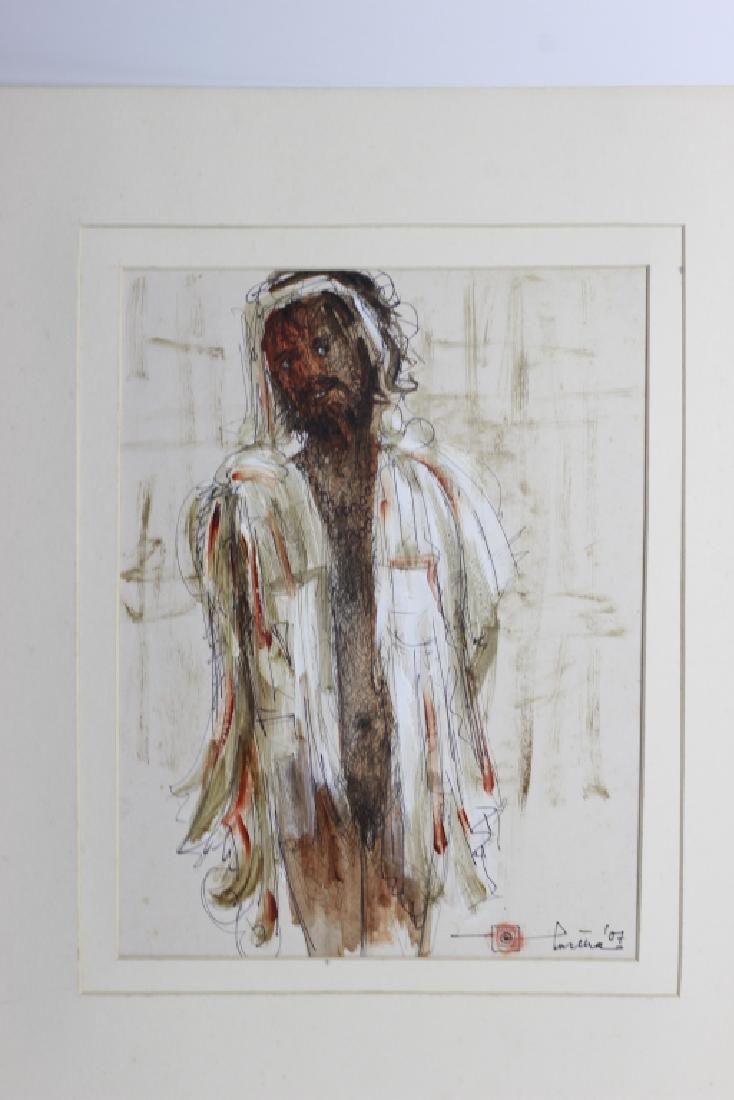 734x1100 Indian Watercolor Painting By Partha Bhattacharya - Indian Watercolor Painting