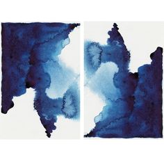 236x236 Indigo Coral I - Indigo Watercolor