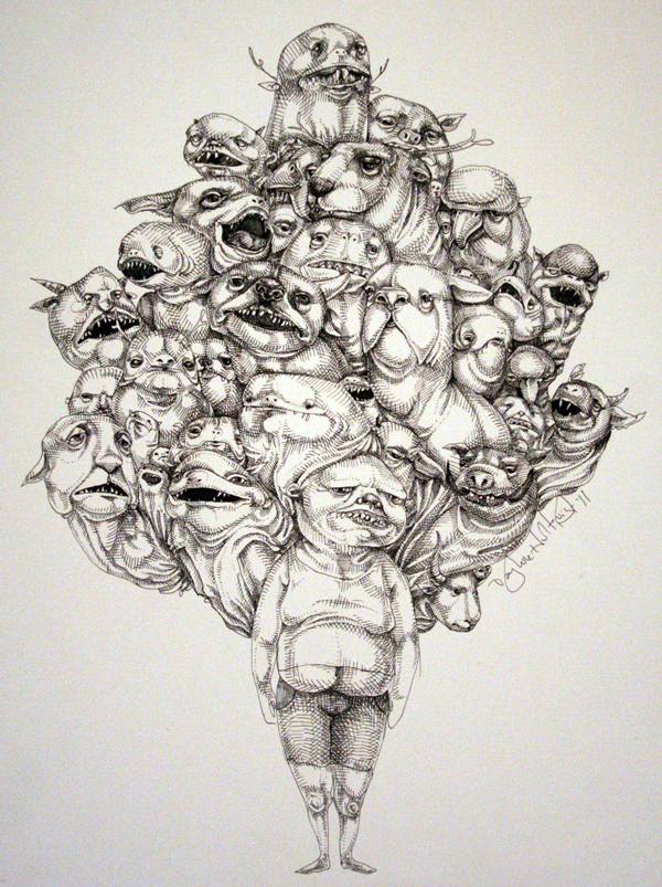 600x803 Pen Amp Ink (With A Little Watercolor Thrown In) - Ink And Watercolor Illustration