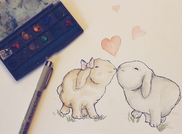 640x471 How To Ink Amp Watercolor Illustration - Ink And Watercolor Illustration