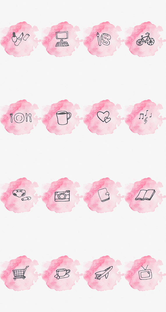 570x1071 Instagram Story Highlight Cover - Instagram Watercolor