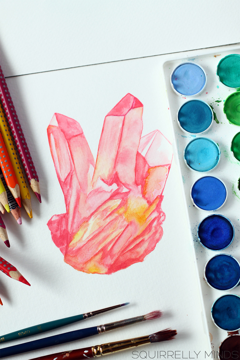 1000x1502 Original Watercolor Artwork Instagram Fire Sales - Instagram Watercolor