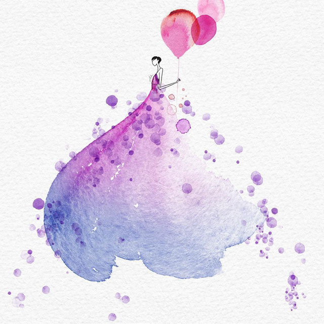 640x640 Watercolor Gowns By Jaesuk Kim Instagram (4) - Instagram Watercolor