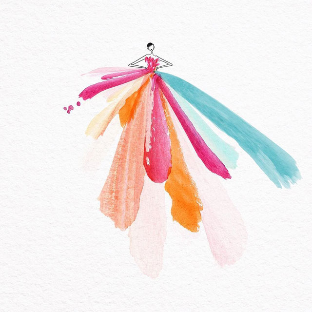 640x640 Watercolor Gowns By Jaesuk Kim Instagram (7) - Instagram Watercolor