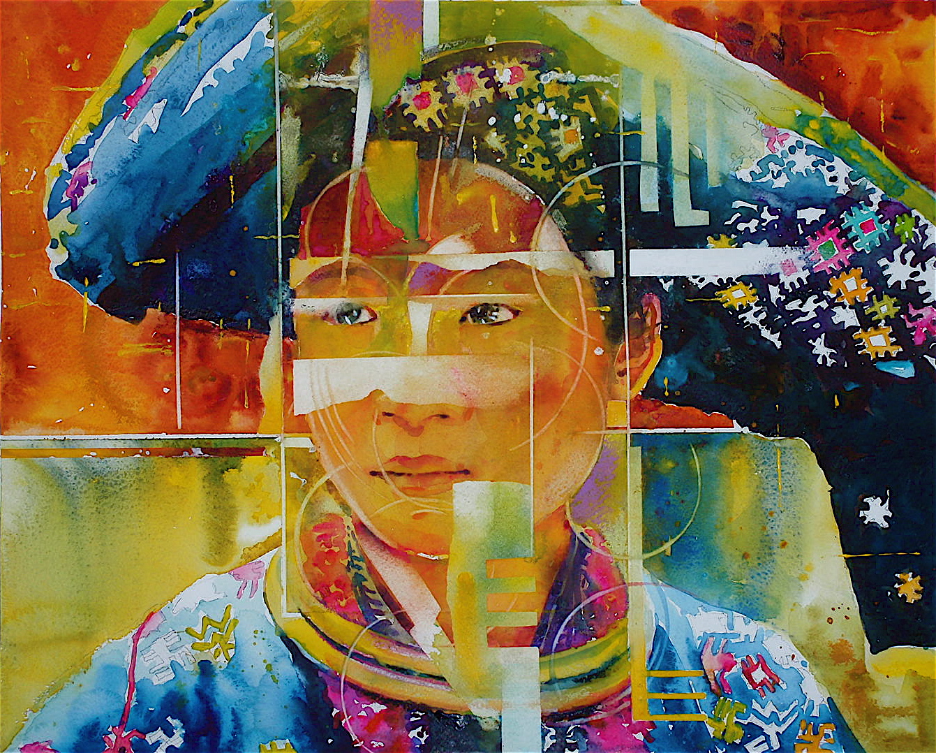 1341x1078 David Lobenberg Colors Of The World, 2013 International - International Watercolor