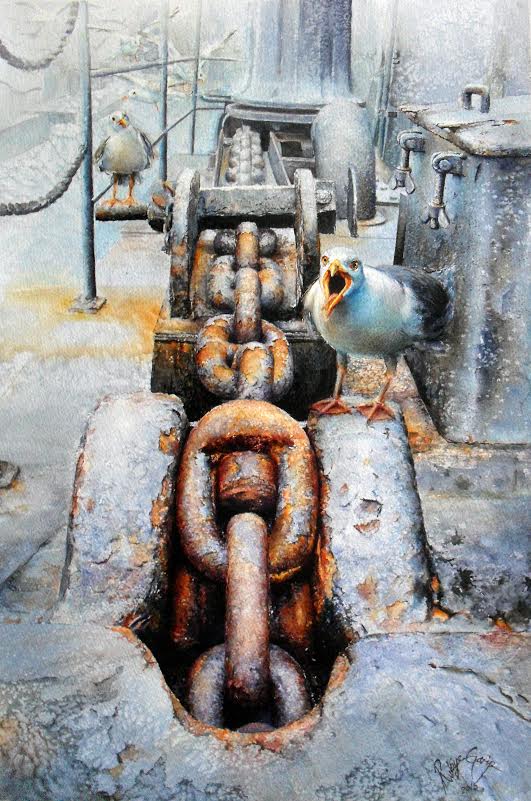 531x801 Watercolor International Iii Rukiye Garip - International Watercolor
