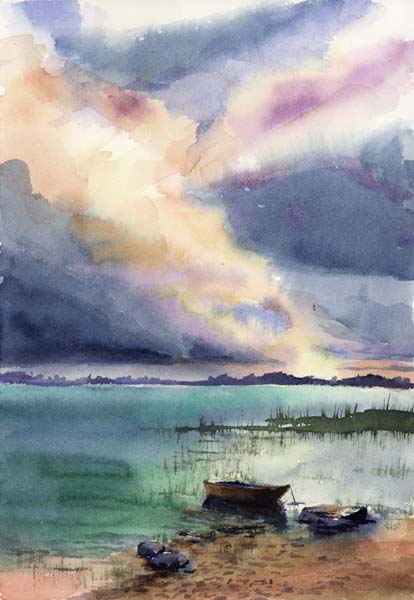 414x600 Irish Art Paintings Of Ireland, Landscapes For Sale - Ireland Watercolor