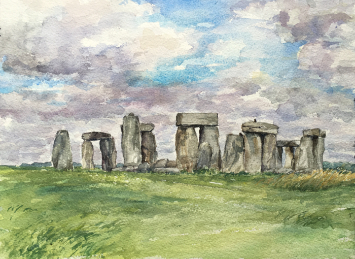 700x510 Paintings From England, Wales And Ireland - Ireland Watercolor