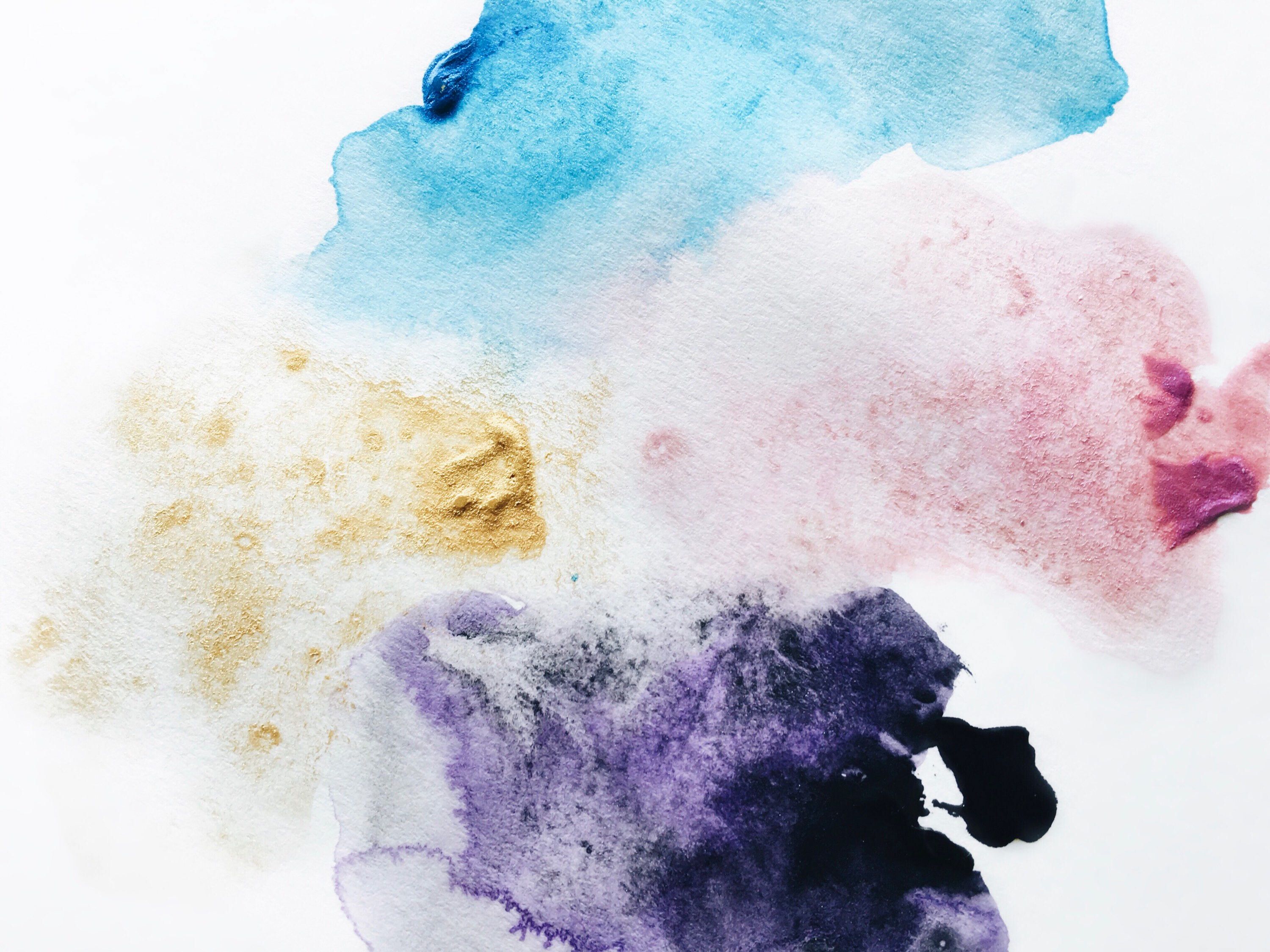 3000x2250 Daniel Smith Half Pans Watercolors Amethyst Genuine Duochrome - Iridescent Watercolor