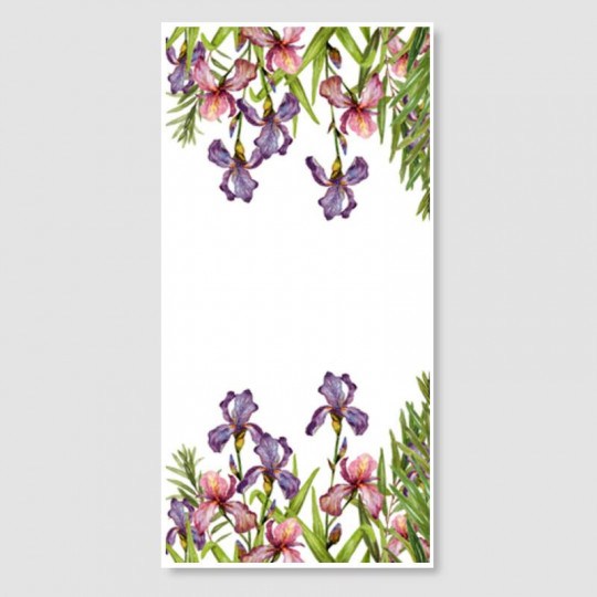 540x540 Posters - Iris Flower Watercolor